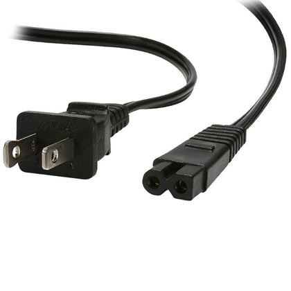 CHEATER CORD 2/18 10FT POLARIZED SOCKET BLK