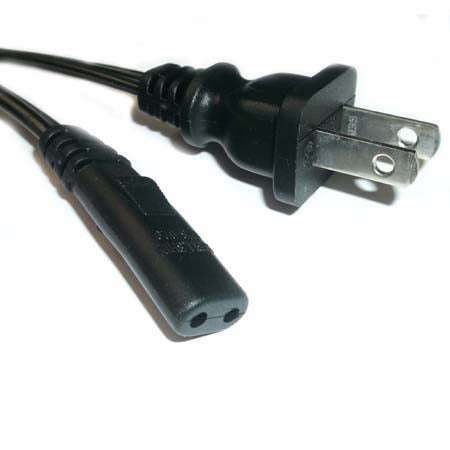 CHEATER CORD 2/18 6FT NP PLUG NP SOCKET OVAL BLACK