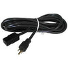INST CORD 3/14 6FT RND BLK SJT