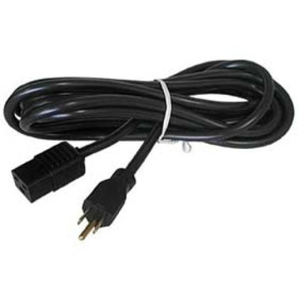 INST CORD 3/16 6FT RND BLK SJT