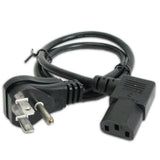 INST CORD 3/18 3FT RND BLK SVT RA PLUG & RA SOCKET