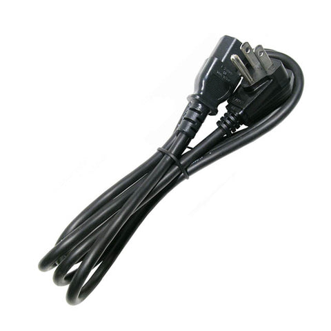 INST CORD 3/16 10FT RND RA PLUG SJT BLK PLUG 5-15P TO FEMALE C13