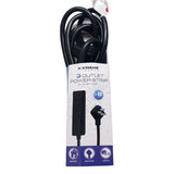 EXTENSION CORD 3/16 8FT 3 OUTLET BLK SJT 45DEG PLUG 13A 125V