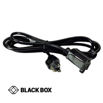 EXTENSION CORD 3/18 6.5FT SVT BLK 5-15P TO 5-15R