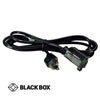 EXTENSION CORD 3/18 6.5FT SVT BLACK NEMA 5-15P TO 5-15R