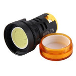 PILOT LIGHT LED 12V 20MA YEL 22MM SCREW TERMINALS