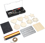 SOLDERING IRON 25W WOODBURNING 35PCS REPLACEMENT TIP QAS-9402