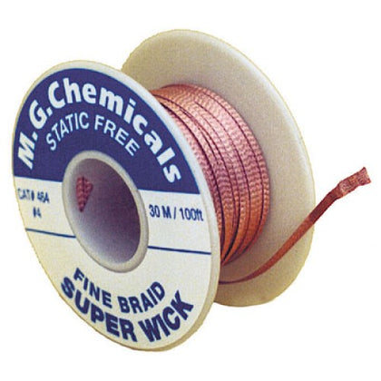 SOLDER WICK #4 BLUE 25MM 5FT RA ROSIN