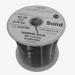 SOLDER WIRE 60/40 SOLID 5LB 1.57 MM 0.062IN DIAMETER SN60PB40