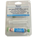 SOLDER PASTE LEAD FREE LOW TEMP 25GM TIN 42/BISMULT 57/SILVER 1