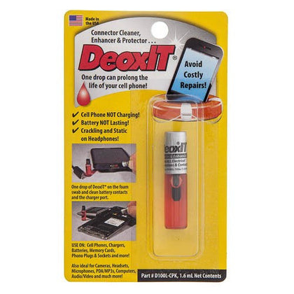 DEOXIT CONNECTOR CLEANER 1.6ML ENHANCER & PROTECTOR