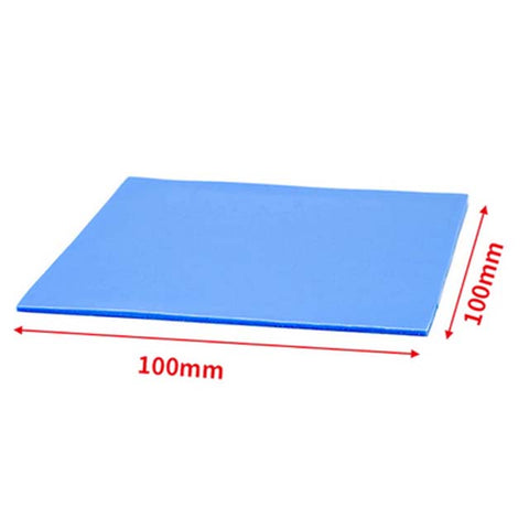 HEAT SINK THERMAL PAD 100X100MM 0.5MM THICK 6.0W/MK CONDUCTIVE