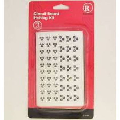 ETCHING KIT FOR CIRCUIT BOARD ONE BLANK BOARD WITH 3-STENCILS