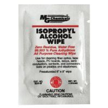 ISOPROPYL ALCOHOL WIPES 5X6INCH 99.95% ALCOHOL