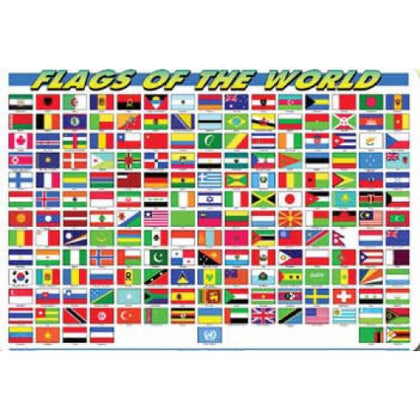 PLACEMAT FLAGS OF THE WORLD