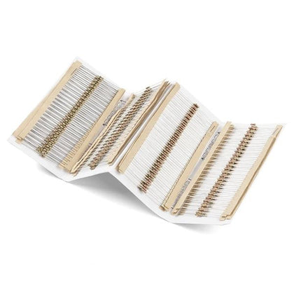 RESISTOR SET ASSORTED 1/4W 5% CF 0r to 1M ohm 20 values/25 pcs