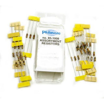 RESISTOR SET ASSORTED 1/4W 5% CF 3 EACH OF 12 VALUES