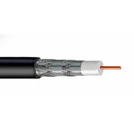 COAX CABLE RG6U QUAD SH BLK 250 FT