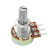 POT LIN 5K 1/4IN RND 16MM PCMT SPLIT KNURL SHAFT{{