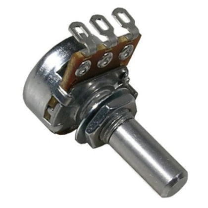 POT LOG 1K 1/4IN RND 25MM SOL