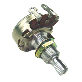 POT LOG 2M 1/4IN RND 25MM SOL SPLIT KNURL SHAFT{{
