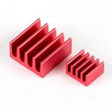 RASPBERRY PI 3/4 HEATSINK 2PCS/K 9X9X5MM & 14X14X7MM