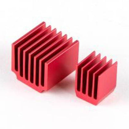 RASPBERRY PI 3/4 HEATSINK 2PCS/K 9X9X12MM & 15X14.5X13MM