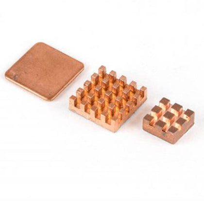RASPBERRY PI 3/4 HEATSINK 3PCS/K 9X9X4MM 14X14X4.5MM & 15X15X2MMP