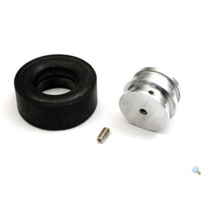 WHEEL RUBBER 28-31MM DIA 11MM WIDTH 3MM AXLE W/INTERNAL SET SC