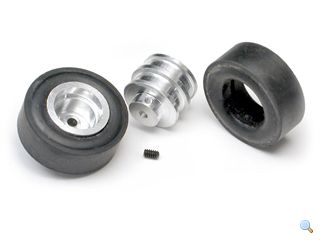 WHEEL RUBBER 28-31MM DIA 11MM WIDTH 2MM AXLE
