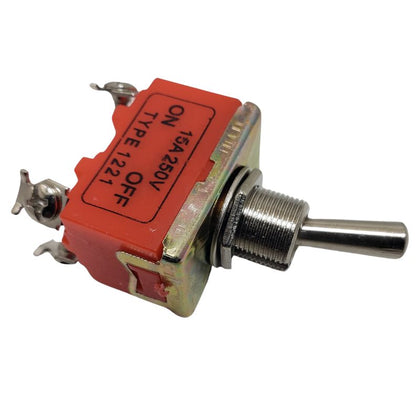 TOGGLE SWITCH 2P1T 15A ON-OFF 250VAC TH SCR 12MM HOLE
