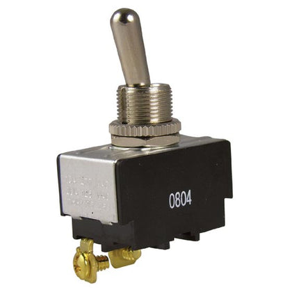 TOGGLE SWITCH 1P1T 20A ON-OFF 125VAC TH SCR 12MM HOLE