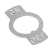 INDICATING PLATE FOR TOGGLE SW ON-OFF