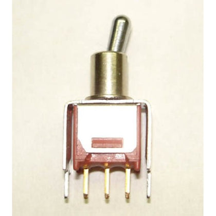 TOGGLE SWITCH 1P2T 20MA ON-NONE- ON 20V UNTH PCST 5MM HOLE