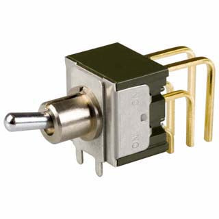 TOGGLE SWITCH 2P2T 5A ON-NONE-ON 120VAC UNTH PCRA 6MM HOLE{{