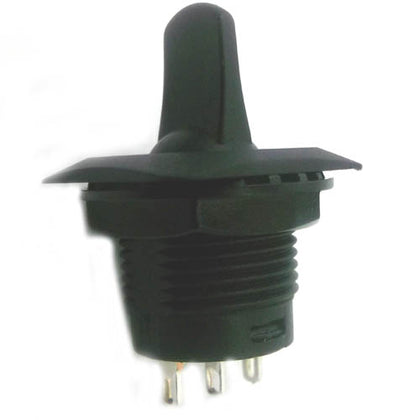 TOGGLE SWITCH MOM 1P2T 6A ON-OFF -(ON) 125VAC TH SOL 15MM HOLE