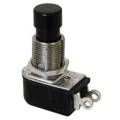 PUSH SWITCH MOM 1P1T NO THR SOL 12MM RA 4A 125V 2A 250V