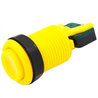 PUSH SWITCH MOM 1P2T NO/NC THR QT 3A 120VAC 28MM HOLE YELLOW