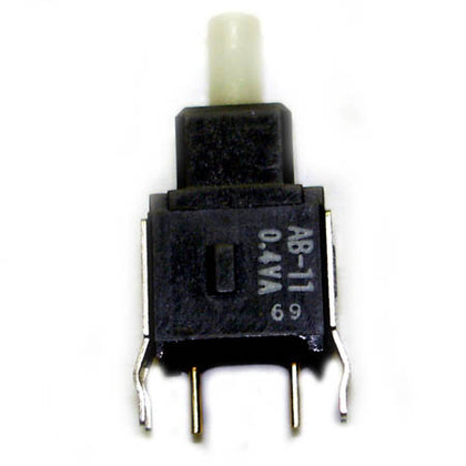 PUSH SWITCH MOM 1P1T NO PCST WHT WITH BRACKET ACTUATOR HT 5.35MM{
