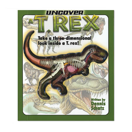 UNCOVER A T-REX {{BOOK WITH MODEL ELEMENTS