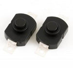 PUSH SWITCH LATCH 1P1T ON-OFF BLACK