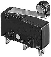 MICRO SWITCH 1P2T NO/NC 19X10MM 19MM ROLLER LEVER 5A/125VAC SOL