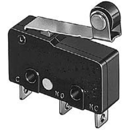 MICRO SWITCH 1P2T NO/NC 19X5MM 15MM ROLLER LEVER 5A/125VAC SOL