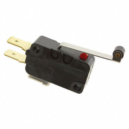 MICRO SWITCH 1P2T NO/NC 19X28MM 16A 250V LONG ROLLER LEVER
