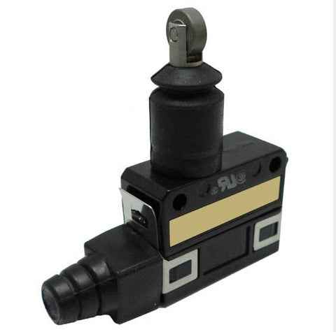 LIMIT SWITCH 1P2T NO/NC 45X23MM ROLLER/PLUNGER 5A 125VA{{