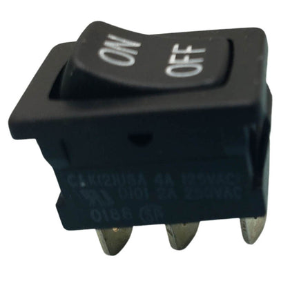 ROCKER SWITCH 1P2T 4A ON-OFF 125VAC SOL/QT