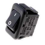 ROCKER SWITCH 1P1T 6A ON-OFF 125VAC SOL 8.5X14MM BLK