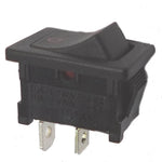 ROCKER SWITCH 1P1T 10A ON-OFF 125VAC QT 13X20MM BLK