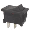 ROCKER SWITCH 1P1T 10A ON-OFF 125VAC QT 13X2MM BLK