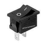 ROCKER SWITCH 1P1T 16A ON-OFF 125VAC QT 11X30MM BLK